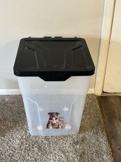 Dog Food Bin With Scoop