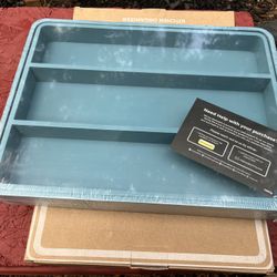 SMIRLY Silverware Drawer Organizer - Bamboo Kitchen Drawer Organizer expandable 