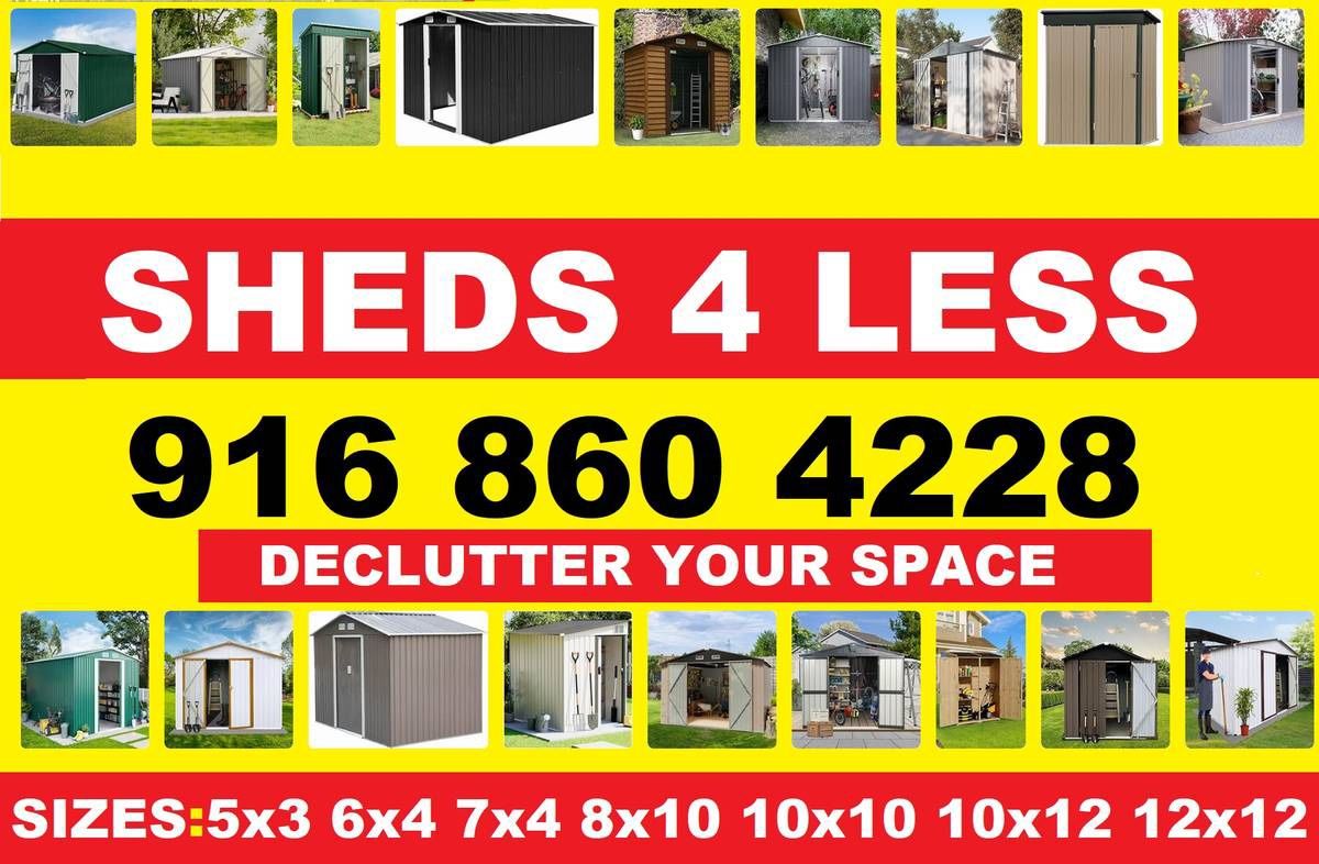 Brand New Sheds For Sale 5x3 6x4 8x10