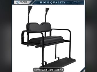 LOW PRICE MOVING- $600 RETAIL GOLF CLUB CAR NEW BACK FLIP SEAT