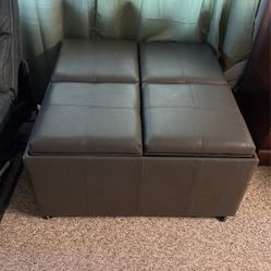 Ottoman With 4 Chair