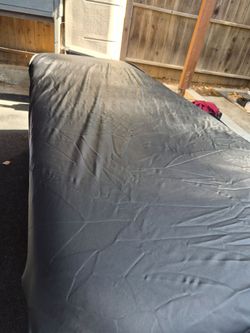 Faux leather massage table protector