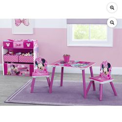 Children’s Minnie Mouse Chairs And table set