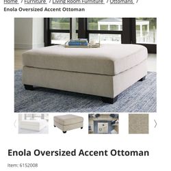 XL Ashley Furniture Ottoman 