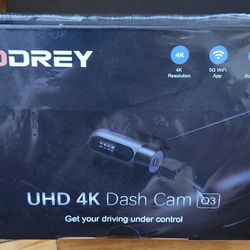 Dash Cam 4K UHD Front Dashcam with 5G WiFi Car Camera
