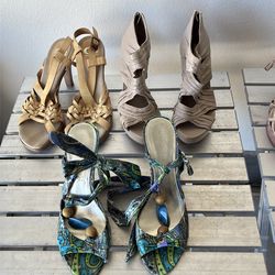 5 pairs of ladies shoes