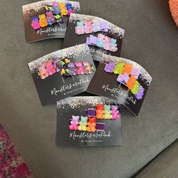 Small Gummie Bear Clips (2”) For Halloween $1 Each Or All 12 For For $10