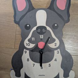 Popclox Frenchie Clock 