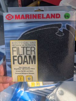 Filter foam