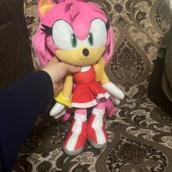 Amy Rose Plushie Backpack Sonic 
