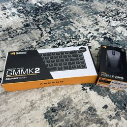 Glorious GMMK2 Compact 65% Gaming Mechanical Keyboard And Glorious Model O2 Pro Wireless Mouse Combo