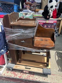 Vintage wood desk