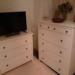 Girl's White Bedroom Set w/Twin Bed & Mattress 