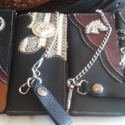 fathers day gifts chain Packet Wallet Pure Leather 