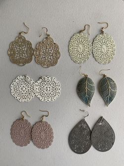 Earrings (6) Sets