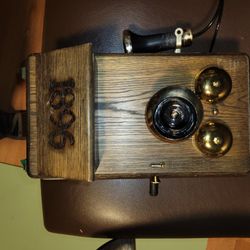 1896 Japanese Faux Phone Hidden Bar. Complete And Original. 