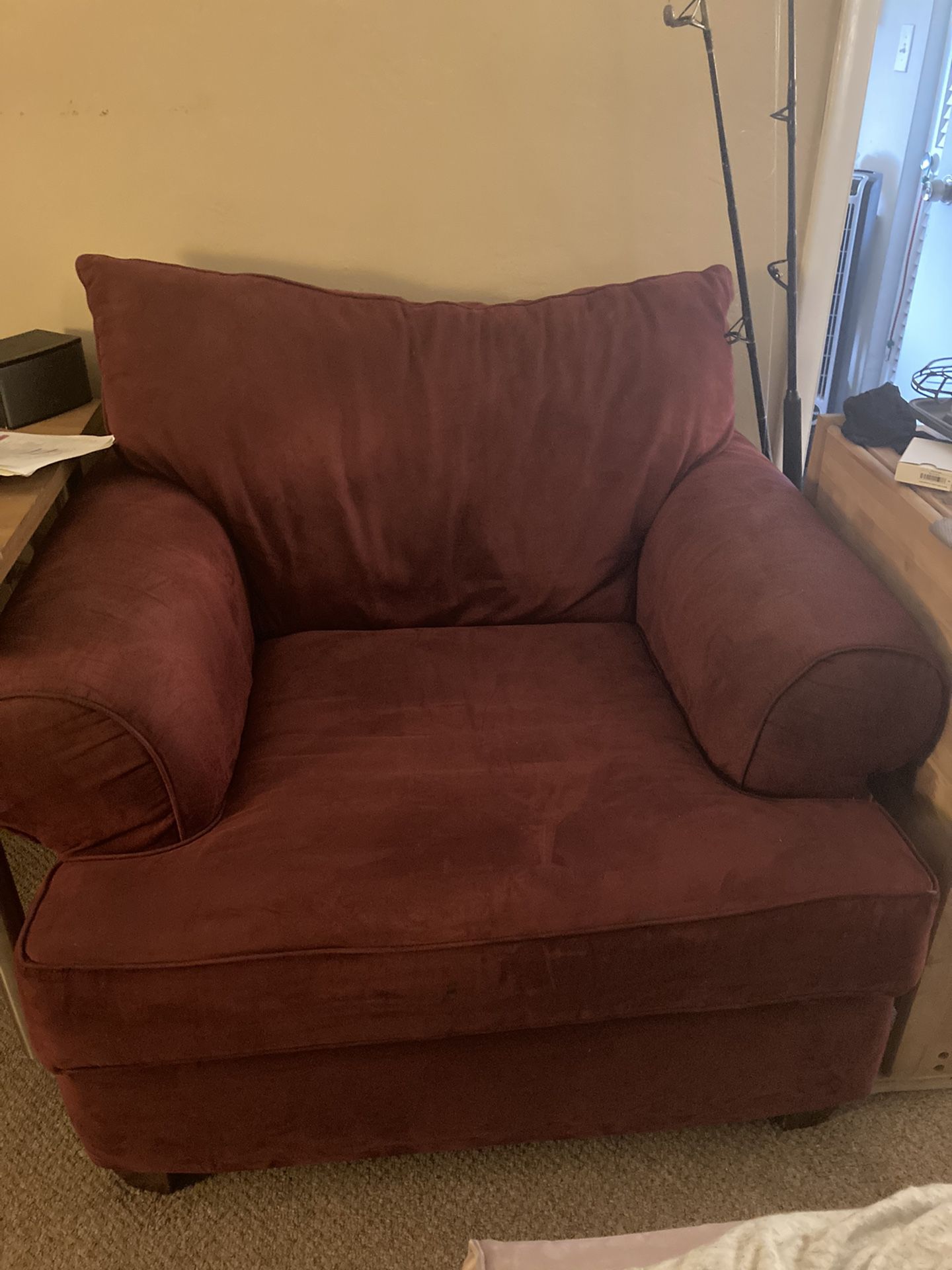 Arm chair Sofa Couch Red 