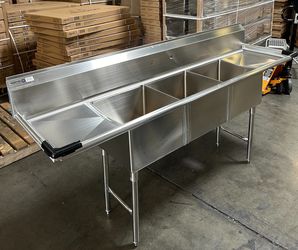 Nordsteel Stainless Steel Commercial Sink Heavy Duty NSF Approved