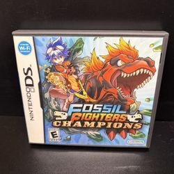 Fossil Fighters (Nintendo DS) Complete In Box CIB 1st print Original Artwork!