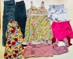 Girls sz 5-6 summer clothes lot of 12