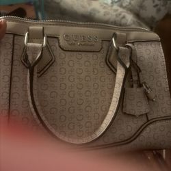 Small Pink Logo Guess Satchel 