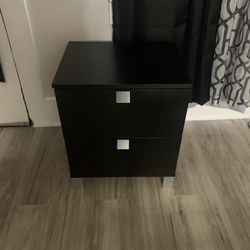 Black Nightstand 