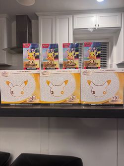 Pokemon 30th Celebrations (3) ETB (4) Booster Bundle