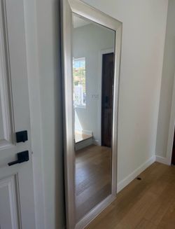 Large wall mirror