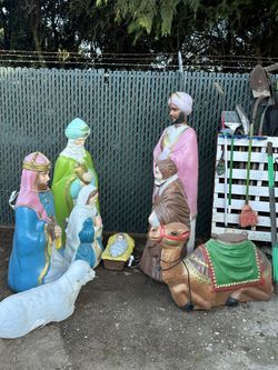 Nacimiento Jesús Maria Y José Los Tres Reyes Magos Camello Y Borrego