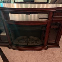 Electric Media Fireplace