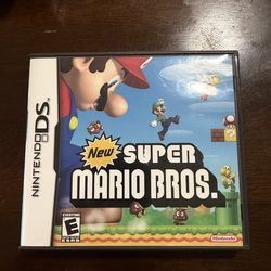 New Super Mario Bros. DS Game CIB Tested, Firm On Price
