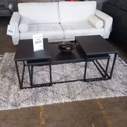 3 Pc Coffee Table Set ( Ask For Jose)