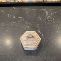 .5 CT Diamond, 14k White Gold ring size 6.5