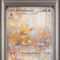 Rare 2023 Pokemon 151 SV Alakazam ex 201/165