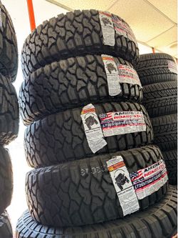 ✔️📲Lt265/75/16 vendo set de llantas nuevas America Rt