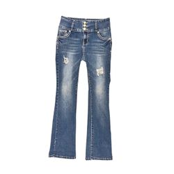 Y2K Silver Diva Mid Rise Slim Bootcut Jeans 