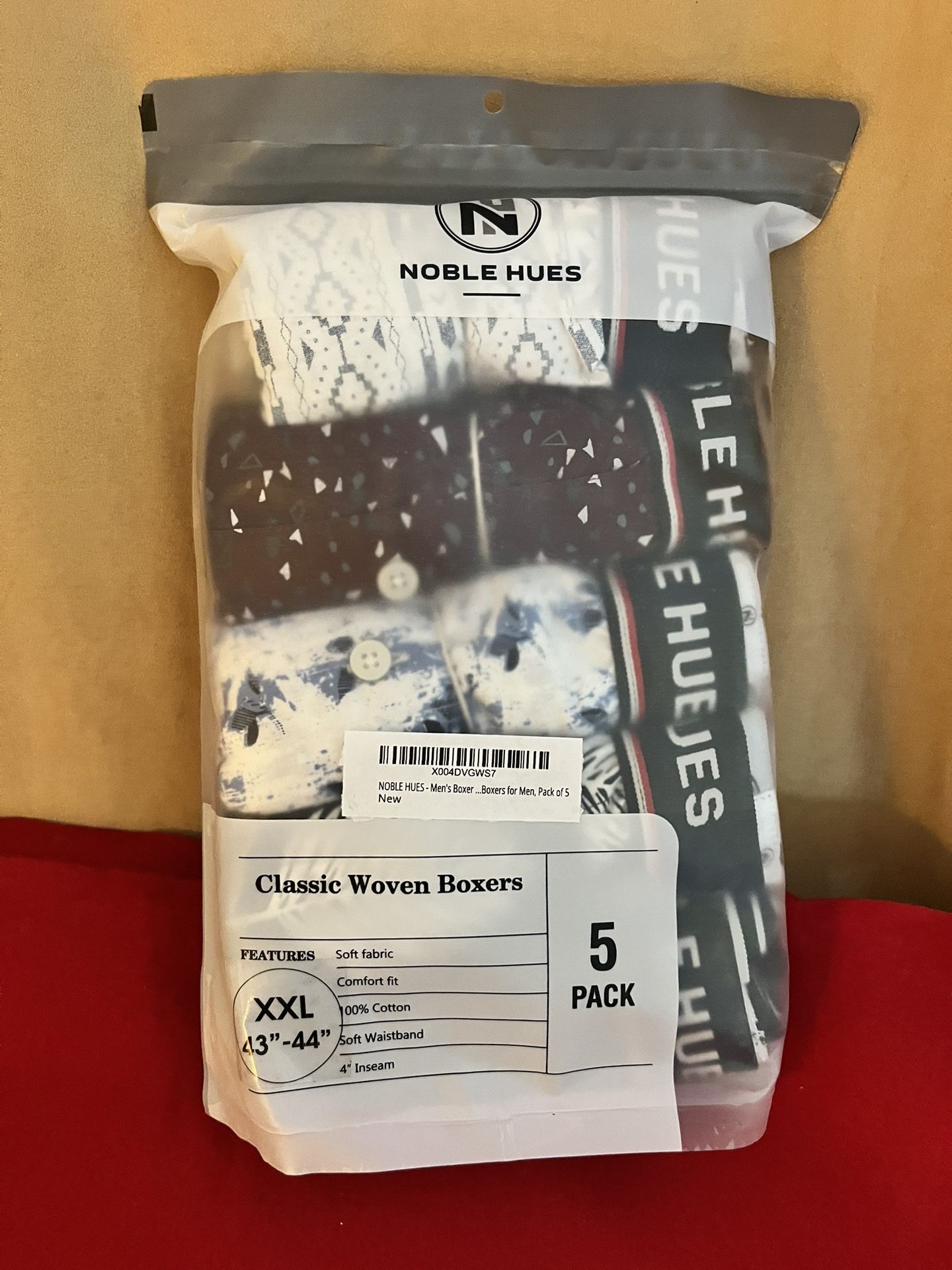 Noble Hues Men’s 5 Pack Boxers