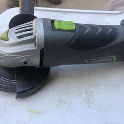 GENESIS 6 Amp 4-1/2 in. Angle Grinder with Grip Barrel, 2-Position Handle, Lock Switch, Grinding Wheel and Aux Handle ONLY $25