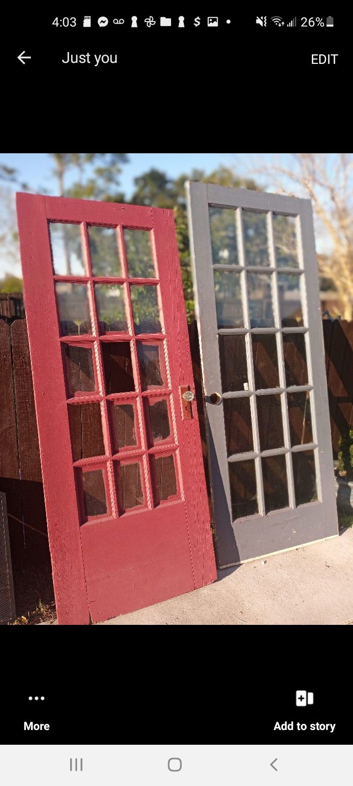 French Doors!