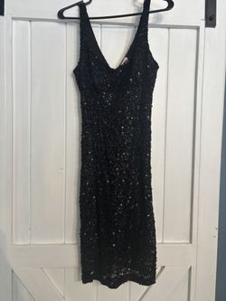 Black sequence dress size 5