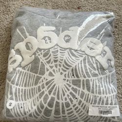 Grey spider hoodie