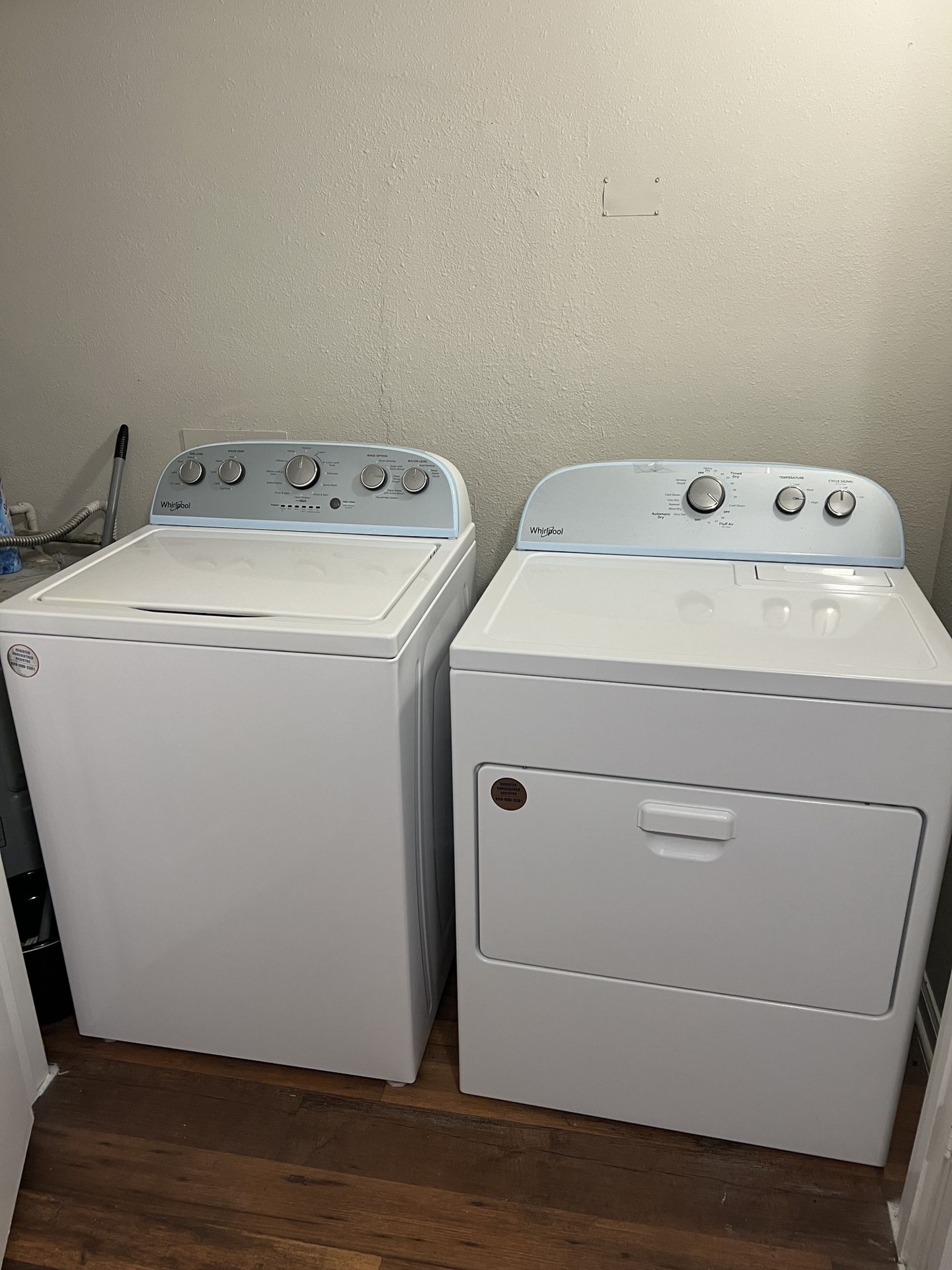Whirlpool Washer & Dryer Set