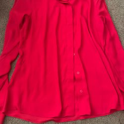 Red Button Up