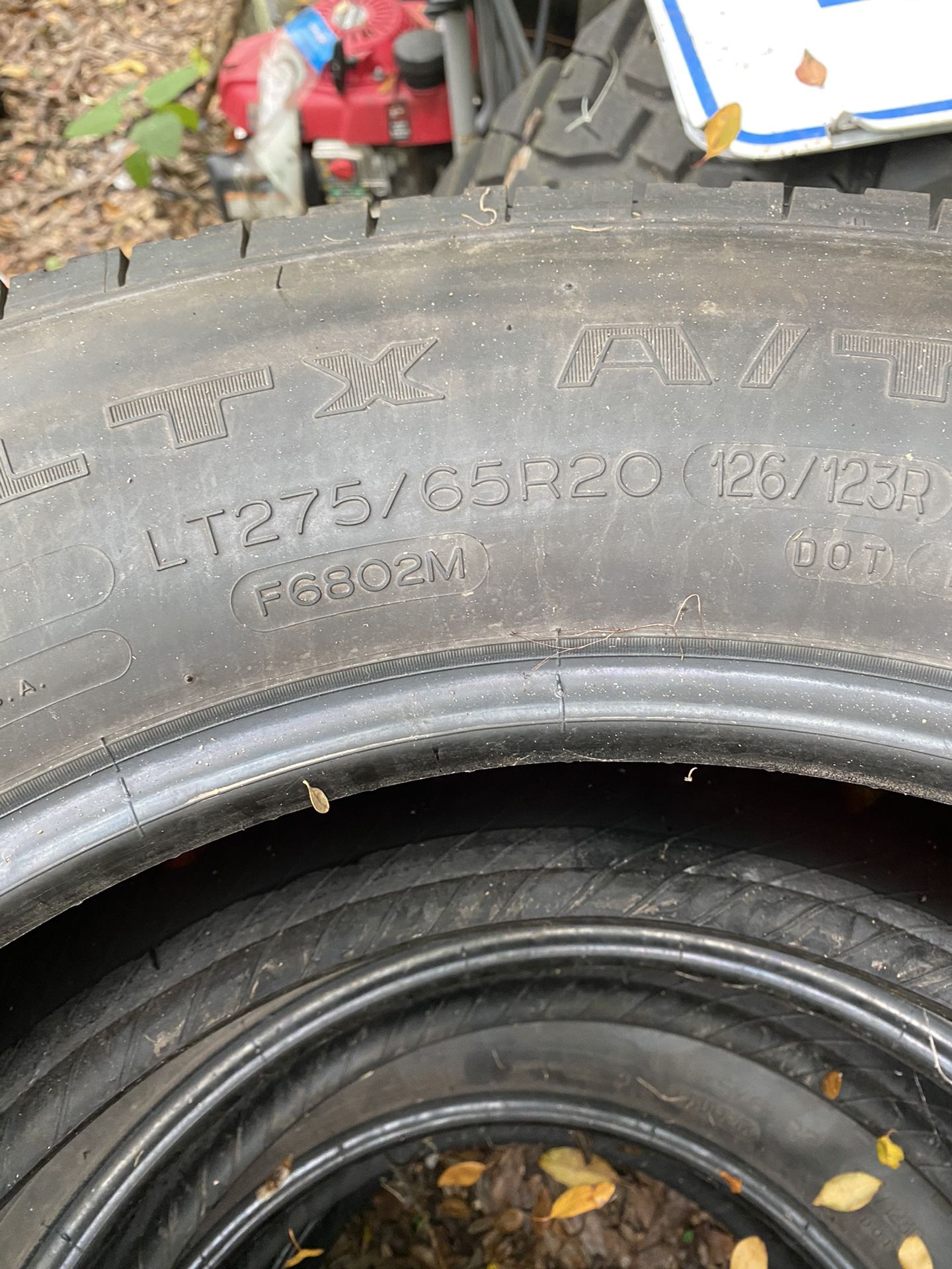 Nice Michelin 275-65r20 tires