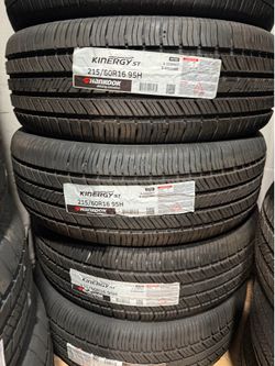 215/60/16 HANKOOK KINERGY 4 NEW TIRES INSTALLED ✅ INSTALADAS ✅ WE DO ALIGMENT ✅
