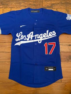 Youth and adult Los Angeles dodgers Shohei Ohtani road jersey