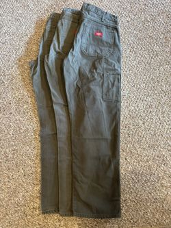 3 Dickies heavy duty work pants 33x32