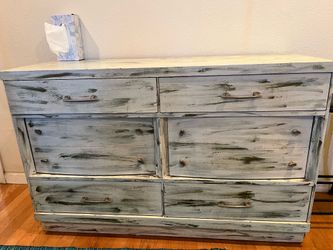Solid wood antique dresser - perfect for a DIY paint project
