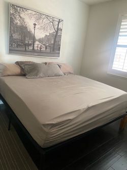 King size bed and mattress