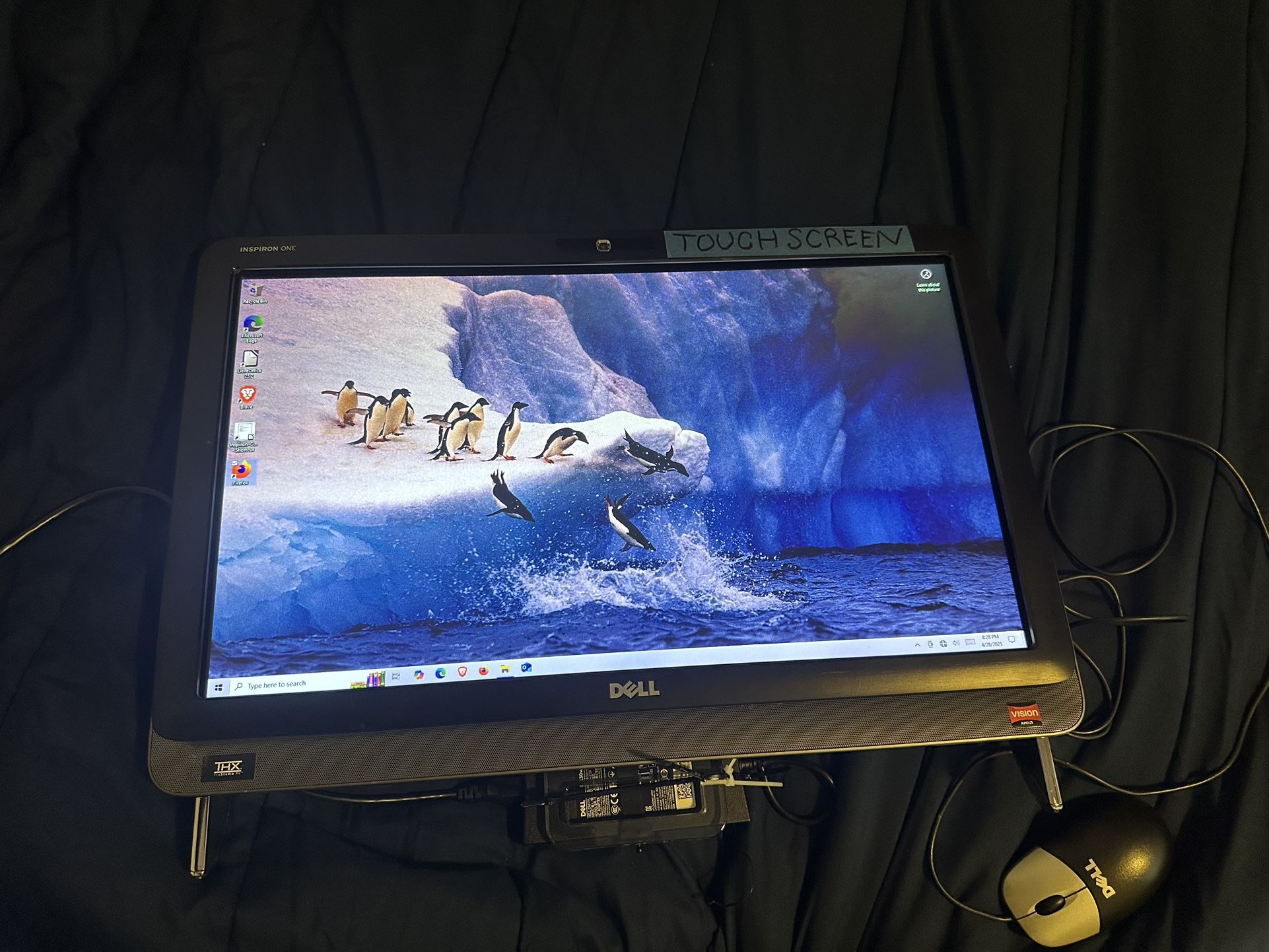 Dell All In One Touch Screen Desktop Computer With Mouse And Keyboard Windows 10 And Linux
